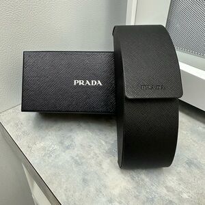 Prada sunglasses case with box.